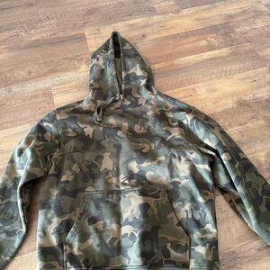 The Black Dog Camo Print Hoodie